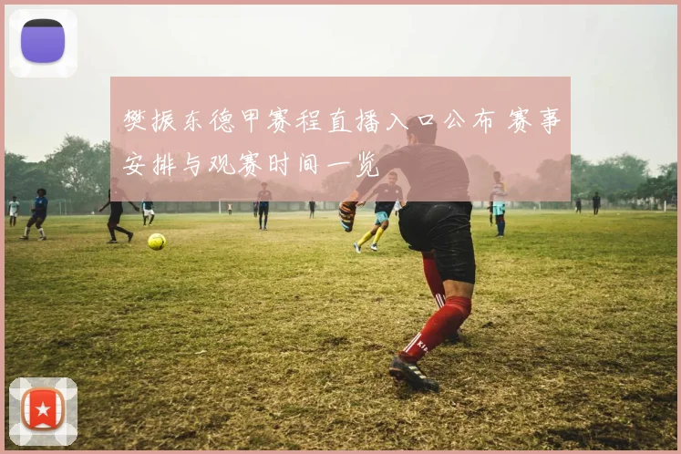 樊振东德甲赛程直播入口公布 赛事安排与观赛时间一览